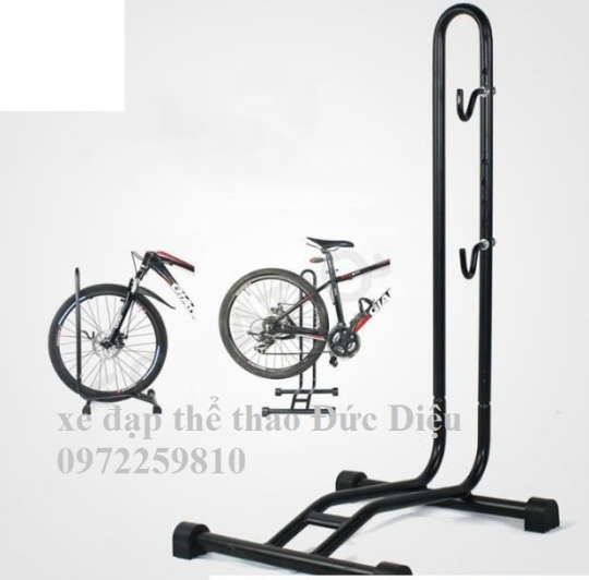                                      Chân chống dựng xe đạp chữ L có móc bên                                