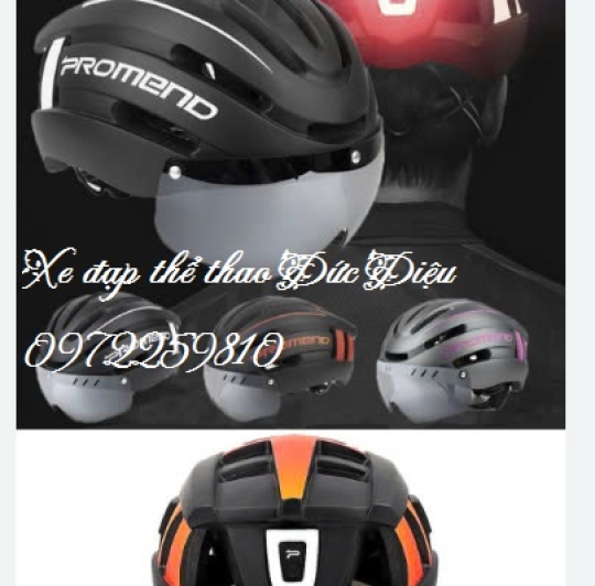                                      Mũ bảo hiểm xe đạp thể thao PROMEND TK-12H15 có đèn sau                                