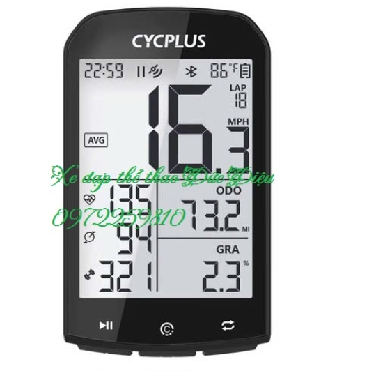                                      Đồng hồ CYCPLUS M1 GPS BIKE COMPUTER                                